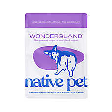 Native Pet Wondergland Dog Anal Gland Powder Pumpkin Fiber & Digestive Supplement, 8oz
