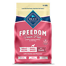Blue Buffalo Freedom Grain Free, Small Breed Chicken Adult Dry Dog Food