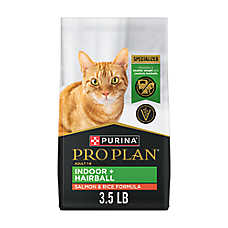Purina Pro Plan Focus Indoor Adult Dry Cat Food - With Vitamins, High Fiber, Salmon & Rice