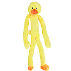 Multipet Swingin Slevins Duck Squeaky Plush Dog Toy
