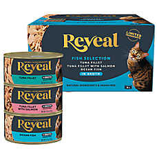 Reveal Fish Selection Adult Wet Cat Food - Grain Free, In Broth, 8 Ct