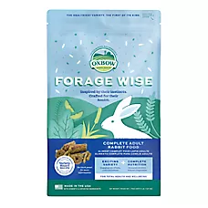 Oxbow Forage Wise Mixed Rabbit Food - Engaging Variety Diet with Complete Nutrition - 4 Lbs