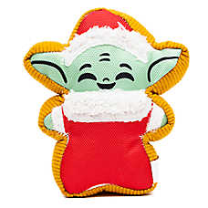 Buckle-Down STAR WARS Grogu Santa Plush Dog Toy