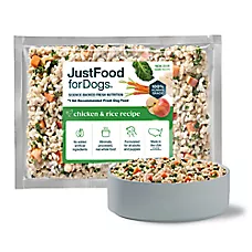 JustFoodForDogs All Life Stages Frozen Dog Food - Chicken & White Rice