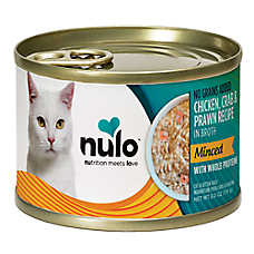 Nulo Finely Minced Cat & Kitten Wet Food - Grain Free, Whole Protein, 6 Oz