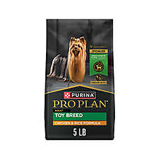 Purina Pro Plan Toy Breed Dry Dog Food, Chicken and Rice Formula With Guaranteed Live Probiotics