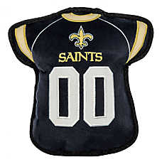 Pets First New Orleans Saints Jersey Tough Dog Toy