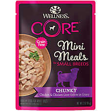 Wellness CORE Mini Meals Chunky All Life Stage Wet Dog Food - Natural, Grain Free