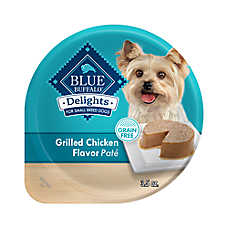 Blue Buffalo? Delights Small Breed Adult Wet Dog Food - Grilled Chicken Pate, 3.5 oz