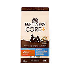 Wellness Core+ Audlt Cat Food - Grain Free, Hairball, Chicken & Chicken Meal