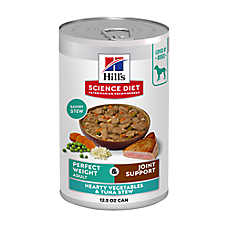 Hill's Science Diet Perfect Weight & Joint Support Adult Wet Dog Food - Vegetable & Tuna, 12.5 oz
