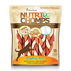 Nutri Chomps&trade; Rawhide-Free Braided 6" Dog Treat - 10 Count