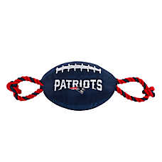 Pets First New England Patriots Football Rope Dog Toy
