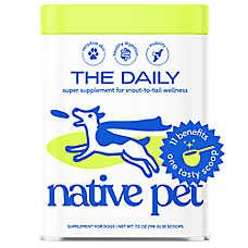 Native Pet The Daily Supplement Powder for Dogs, Multivitamin, 1.7 oz, 7 oz, 14 oz, 21 oz, 28 oz