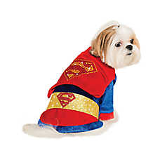 Rubie's Pet Shop Halloween Cuddly Superman Dog Costume