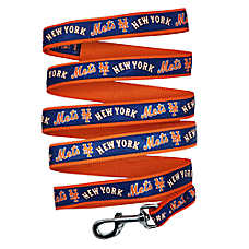 Pets First MLB New York Mets Satin Dog Leash