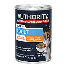 Authority Homestyle Adult Wet Dog Food - Minced Chicken, 13 oz
