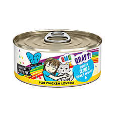 Weruva B.F.F. OMG Gravy! For Chicken Lovers Wet Cat Food - Minced in Gravy, 5.5 OZ