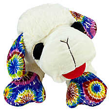 Multipet? Jumbo Lamb Chop Tie-Dye Plush Squeaker Dog Toy