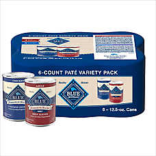 Blue Buffalo Homestyle Recipe Variety Pack Adult Dog Wet Food - Chicken & Beef, 12.5 oz, 6 Count
