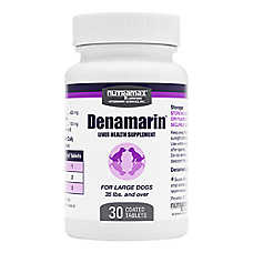 Nutramax Dog Denamarin Liver Supplement for Large Dogs (35lbs & Over), 30 Chewable Tablets