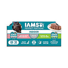 IAMS&trade; Perfect Portions Indoor Adult Wet Cat Food - Pate, Variety Pack, 12 CT, 31.7 OZ