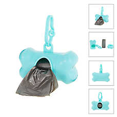Top Paw? Dog Poop Bag Dispenser - Assorted Bone - Includes 15 Poop Bags