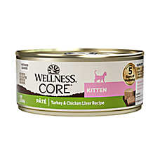 Wellness? CORE? Kitten Wet Food - Natural, Grain Free, Turkey & Chicken Liver, 5.5 Oz
