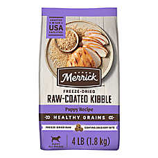 Merrick? Raw-Coated Kibble Puppy Dry Dog Food - Natural, Grains, Freeze Dried, Chicken & Brown Rice