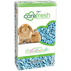 carefresh? Small Pet Bedding - Rabbit, Guinea Pig, Hamster - Odor Control, Absorbant - Blue, 23-50L